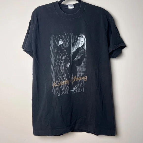 Fruit of the Loom Kristy Young Musician Get A Life Black Short Sleeve T Shirt L - Picture 2 of 6